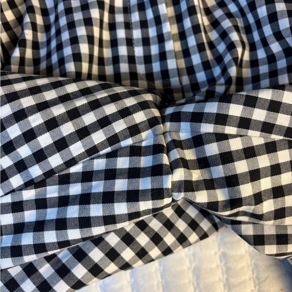 Ann Taylor Factory Gingham Ankle Pants Size 6 Preppy Career Stretch Cottagecore - Picture 9 of 9